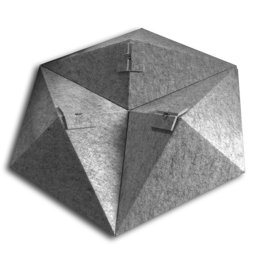 Soundproof Star Design Polyester Fiber Acoustic Panel Pet 3D Ceiling Lampshade
