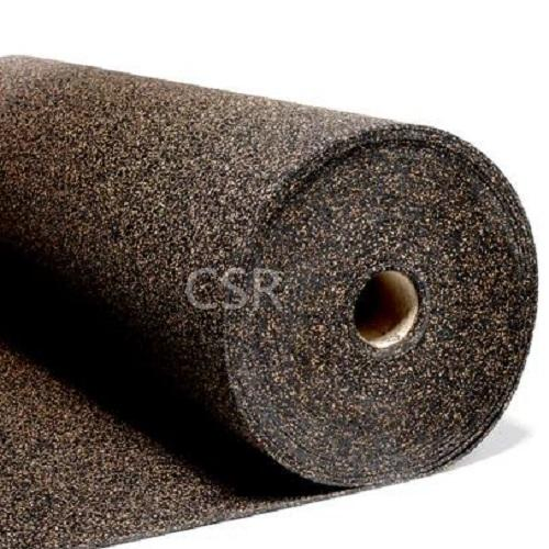 3mm Soundproof Underlay Acoustic Floor Underlayment Cork Rubber Isolation Roll for Hotel Rooms
