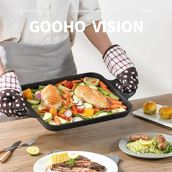 Wholesale Cookware Rectangle Cast Iron Induction Baking Roasting Grill Plate Griddle BBQ Plate Grill Pan