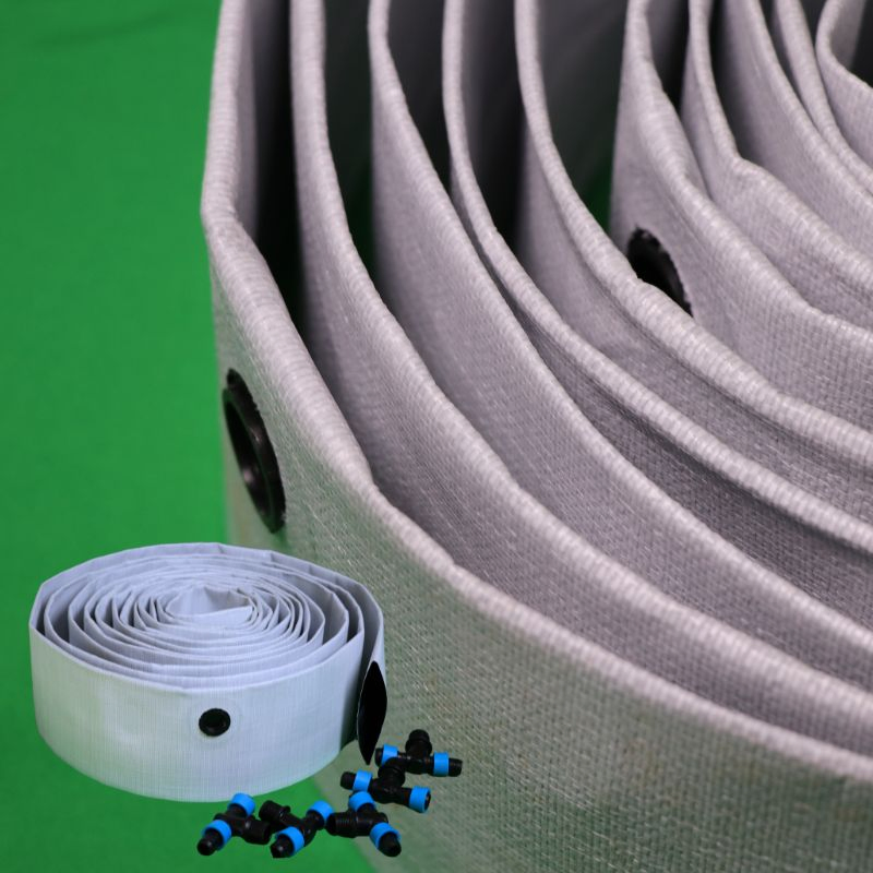 High Pressure Prefabricated Holes Soft Lay Flat Hose Pipe Agriculture Irrigation System