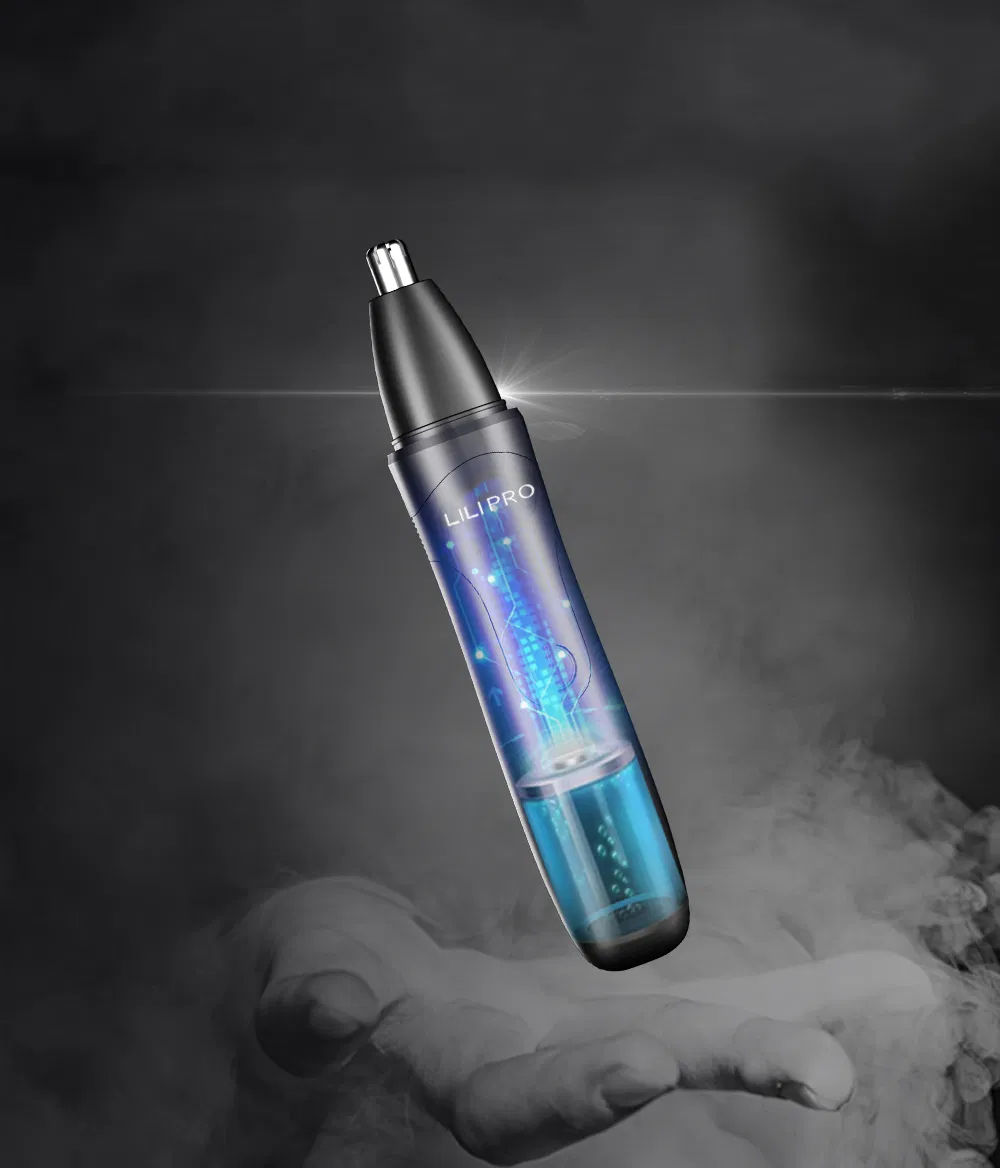 Wireless Rechargeable Nose Hair Trimmer with 4D Blade