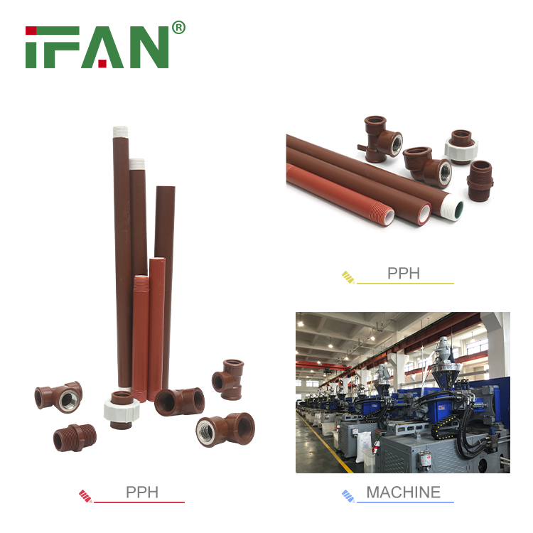 Ifan Raw Material 3/4"-1" Brown Bushing Pph Fitting