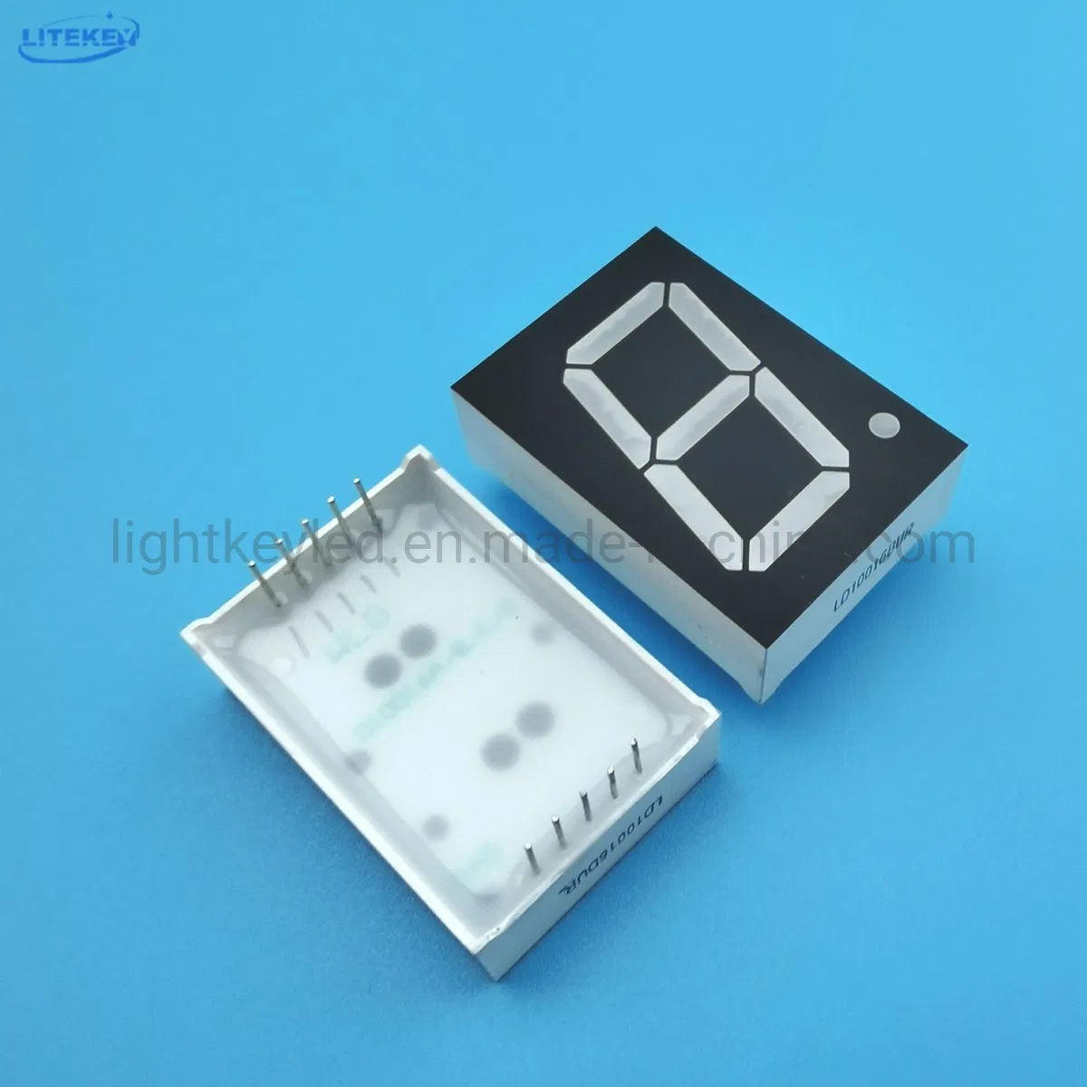 Custom 1 Inch Dual Color 7 Segment LED Display with RoHS