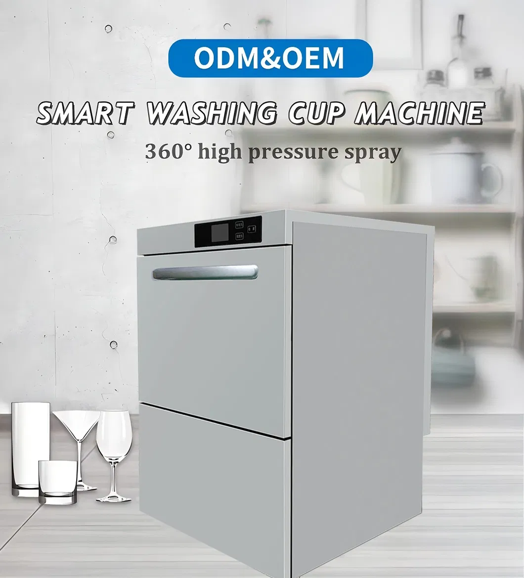 Commercial Undercounter Dishwasher Cup Washer Machine for Bar Kitchen