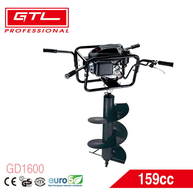 Agricultural Hole Digger 4 Stroke Ground Drill 159cc Gasoline Earth Auger (GD1600)