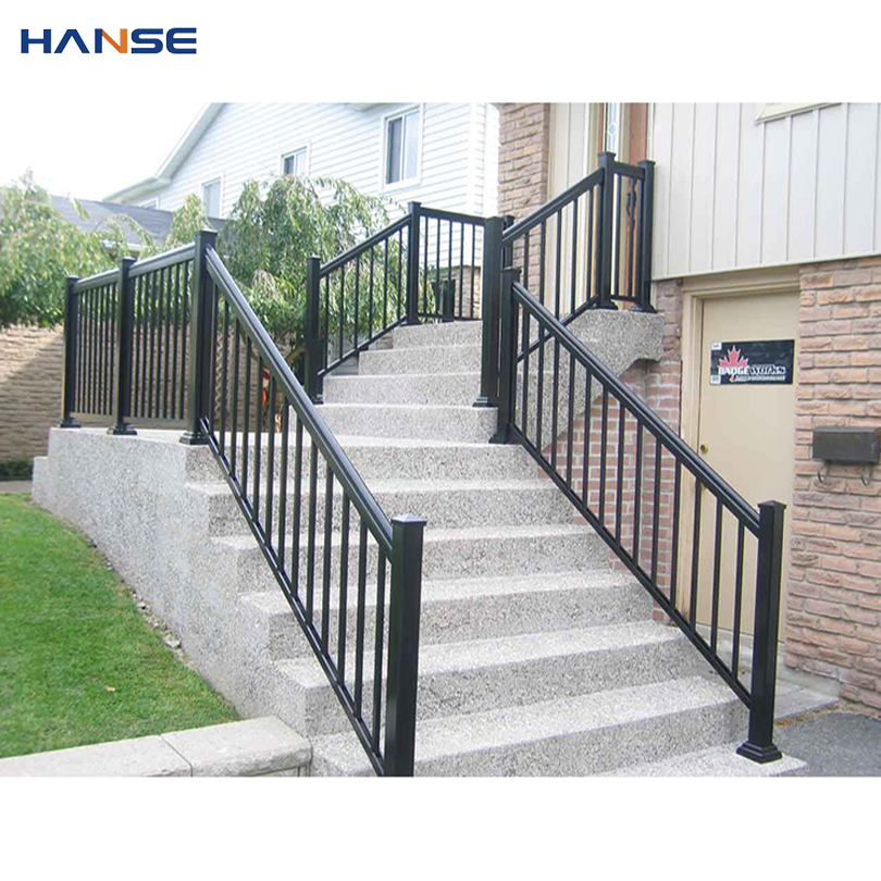 Foshan Good Price Powder Coated Fence Railing Aluminum Outdoor Supplier Terrace Handrails Aluminum Railings for House