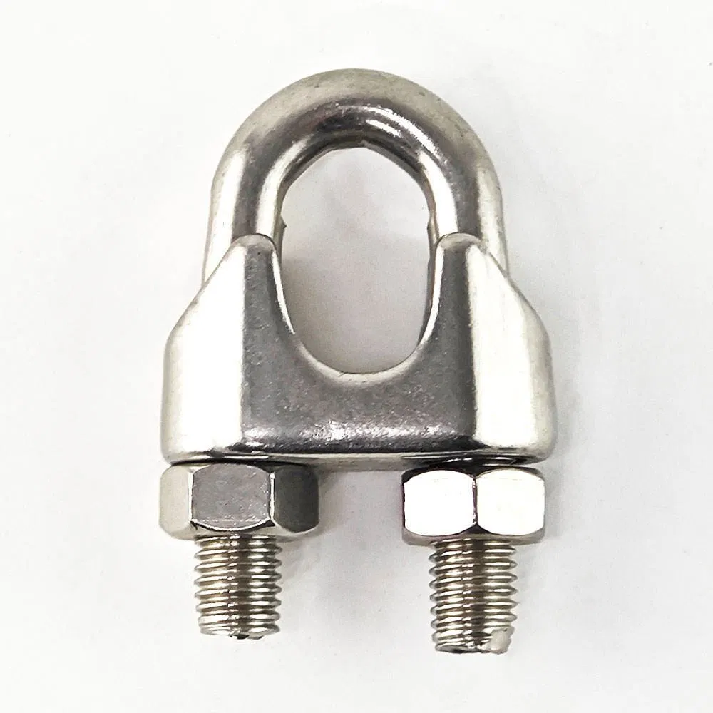 Stainless Steel AISI304 AISI316 Us Type Drop Forged Wire Rope Clip