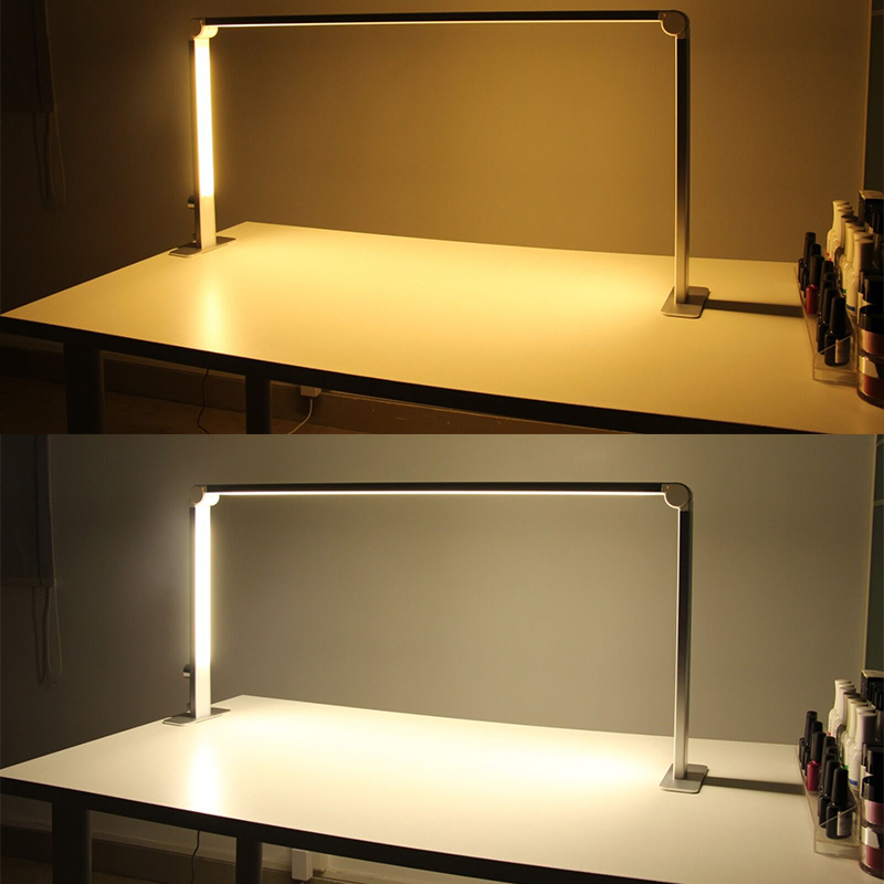 3 Colors Light Mode Foldable Nail Desk Lamp for Nail Tech Manicure LED Table Light