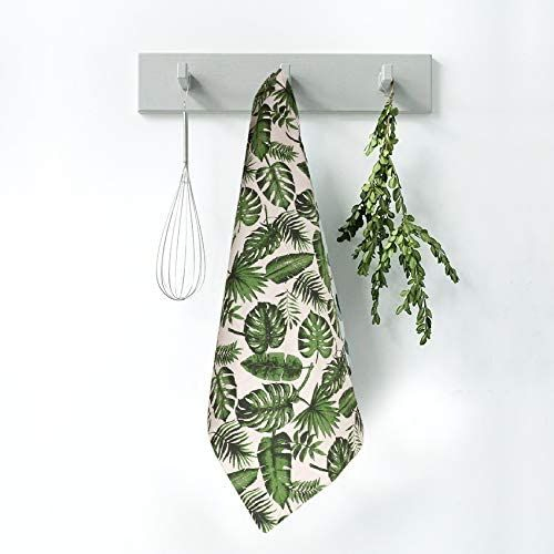 Sunflower Print Multi Color Cotton Dish Towels Highly Absorbent Bar Towel