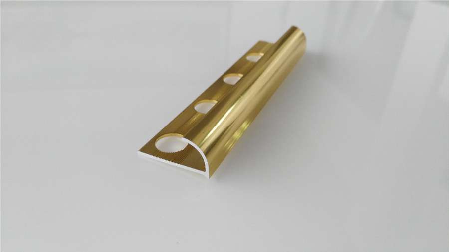 Glt167 Aluminum Suqare Corner Edge Trim Gold Bright Color Hot Sale