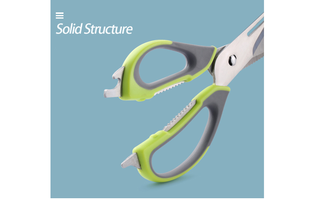 Stainless Steel Kitchen Scissors Kitchen Shears All Purpose Heavy Duty Multipurpose Utility Sharp Scissors for Food, Meat, Poultry, Vegetable Office Scissors
