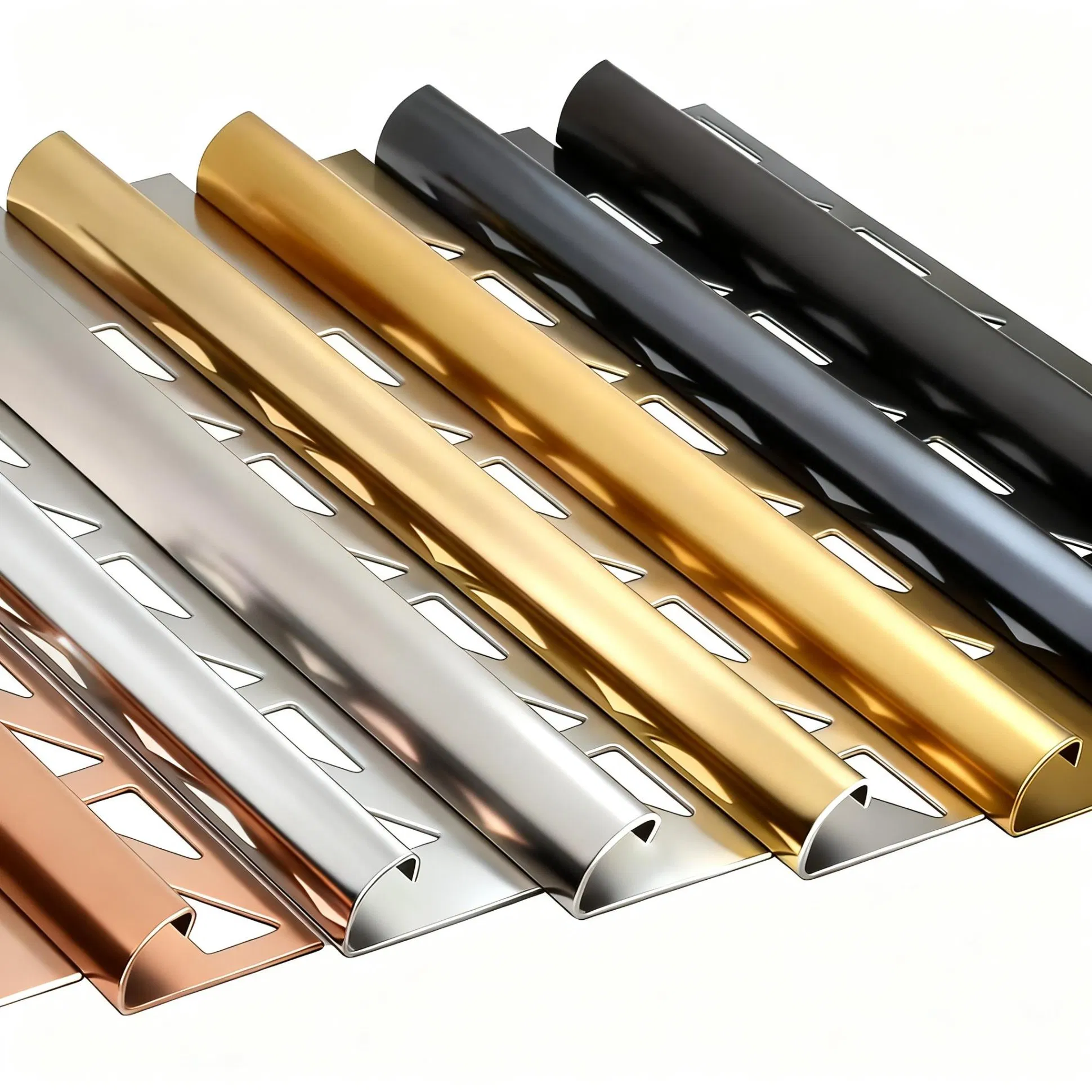 12*12 for Tile Edges Stainless Steel Round Arc Edge Strip Trim