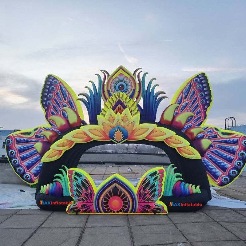 Maxinflatable Blow up Butterfly Arch Stage Decoration for Event