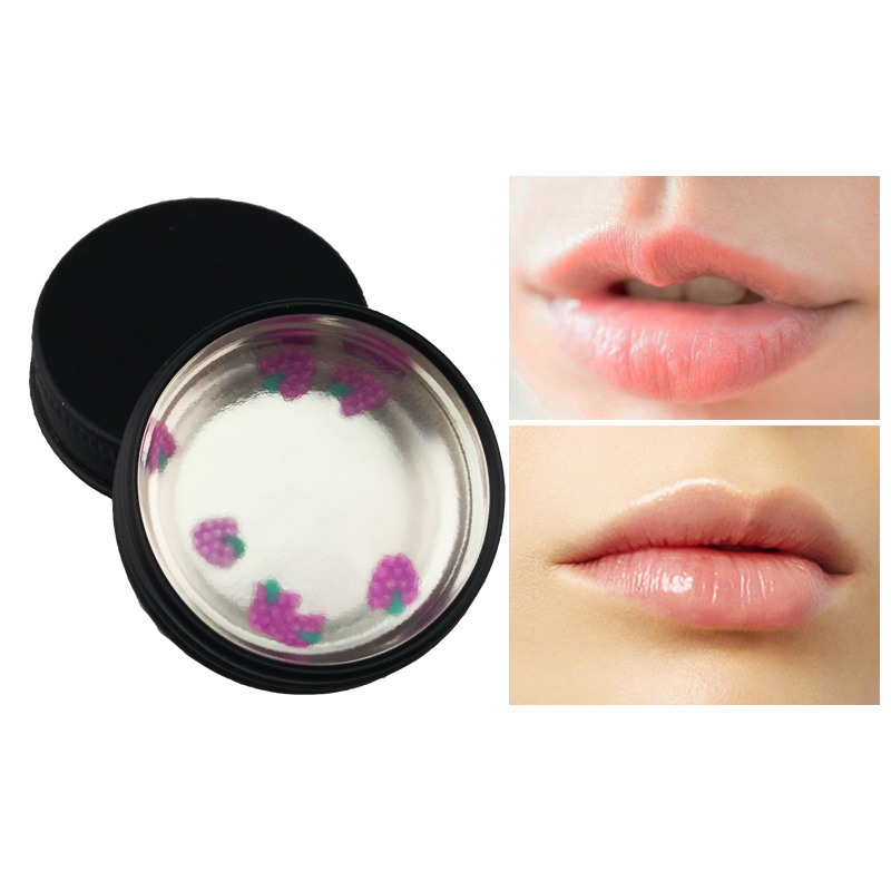 Aluminum Clear Lip Balm Small Round Moisturizing Lip Care 15ml