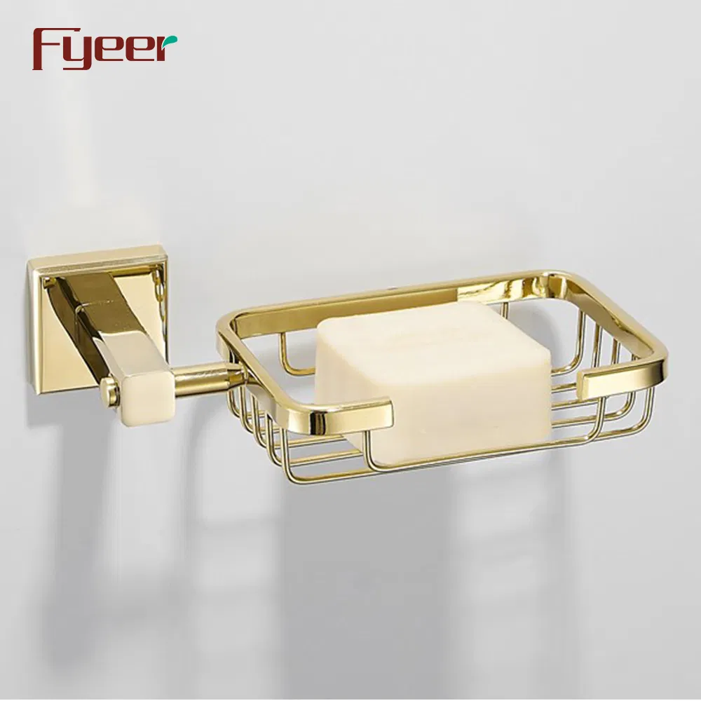 Мыльница Fyeer Golden Brass, настенная