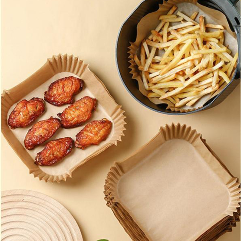 Manufacturing Non Stick Greaseproof Parchment Baking Paper Silicone Air Fryer Liner