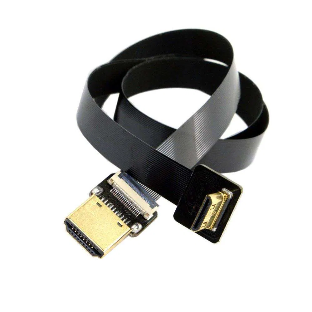 High-Quality 90 Degree Micro HDMI Flat FPC Cable. Flexible 90 Degree Micro HDMI Flat FPC Cable for Seamless Connectivity