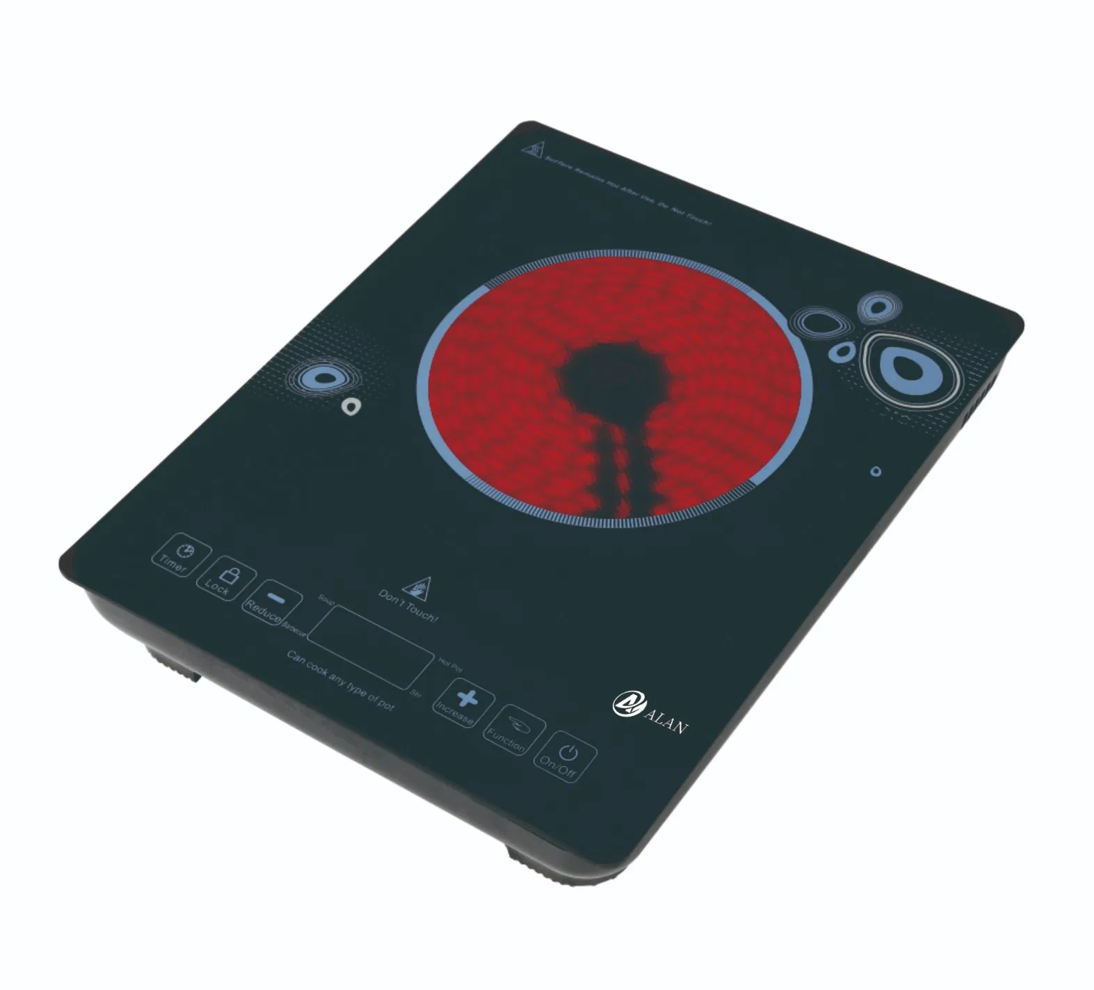 Best Seller Worldwide Popular Cheap Price Single Burner Infrared Cooker Hilight Cooker Halogen Cooktop