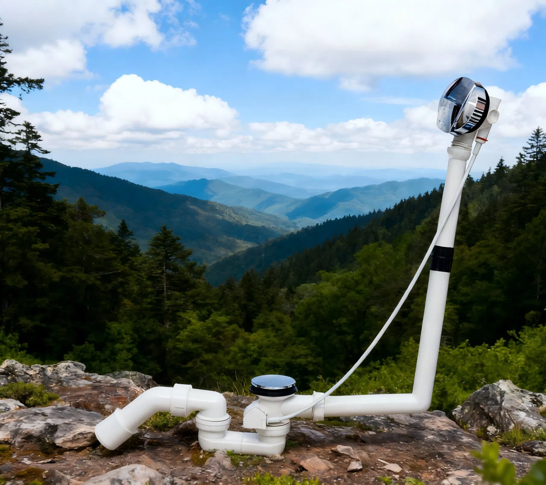 Сифон для ванны 1 1/2 дюйма с поп-ап сливом