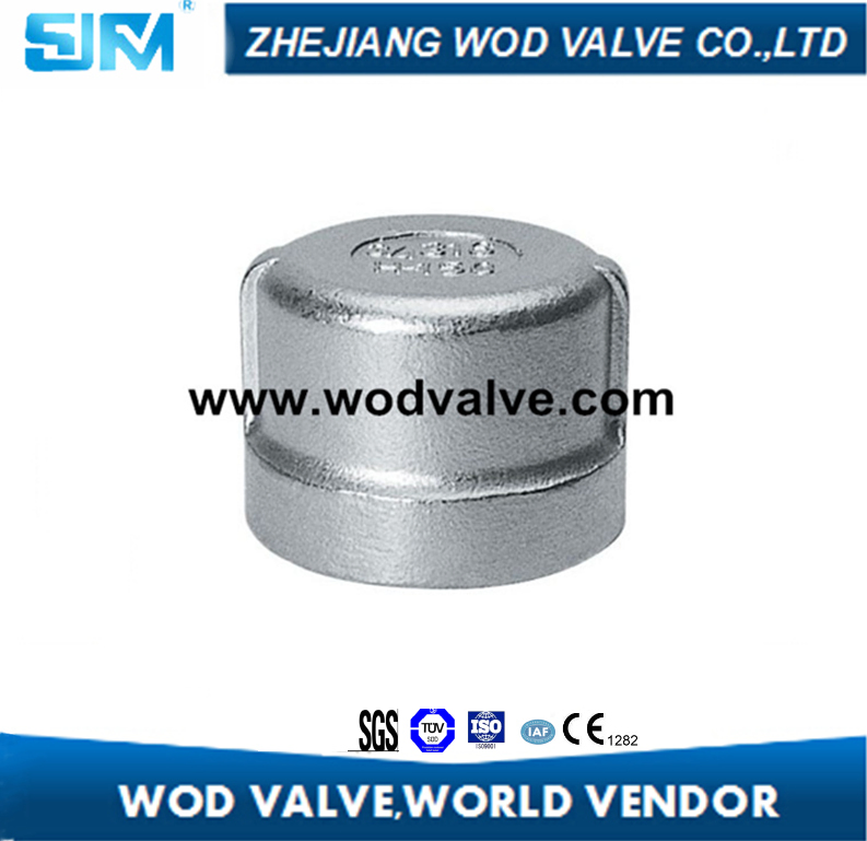 Stainless Steel Cap, Thread, Round or Hexagon