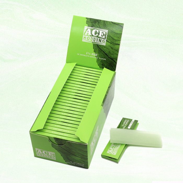 Customized Factory Price Vertical Grain Cigarette Rolling Papers for Smoking