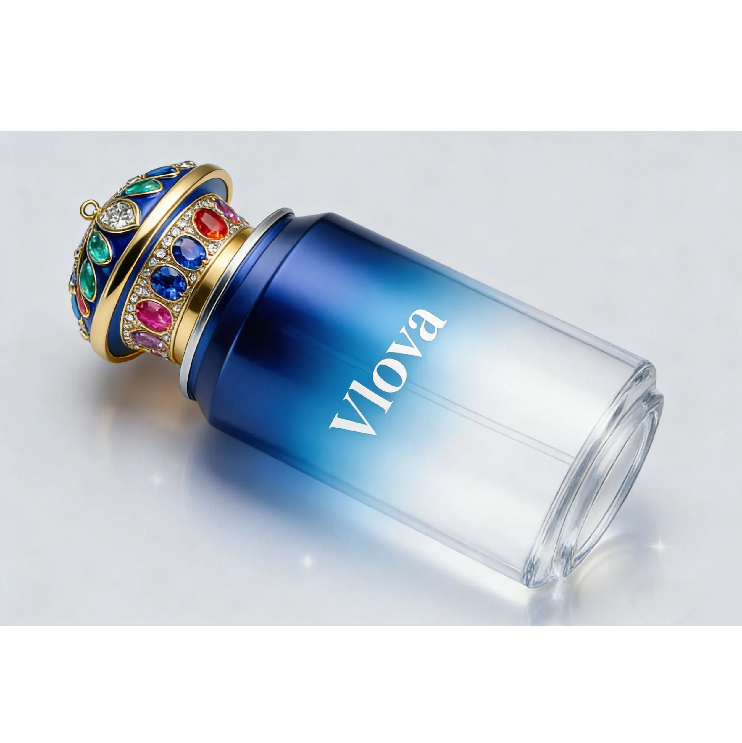 Spray Unique Vintage Logo Empty Perfume Glass Bottle