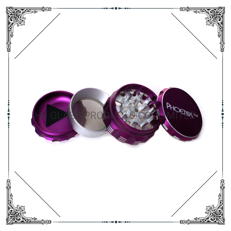 Wholesale Factory Phoenix Top Sale Custom Logo Colorful Aluminum Alloy Smoke Grinder Smoking Grinders Herb Grinder Smoking Accessories