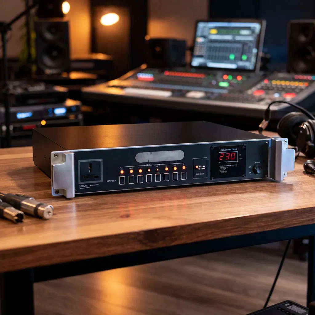 High-Performance Programmable Sequential Multi-Channel Universal Power Controller with RS232 Remote Cascade Delay Timer for Audio Mixer Equipment