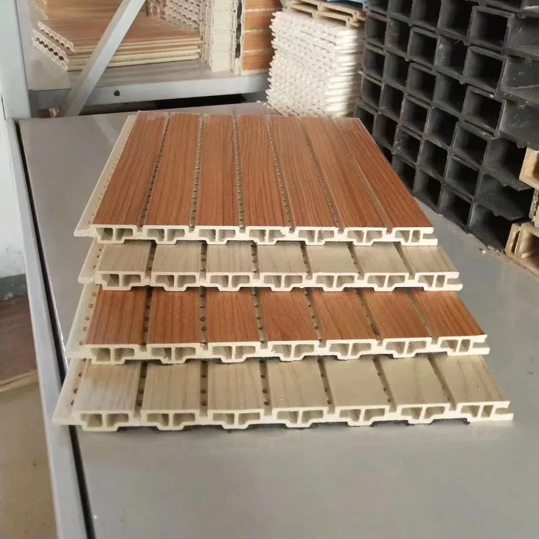 Wood Slat Acoustic Panel Wall Ceiling Soundproofing Interior Decorated Building Material