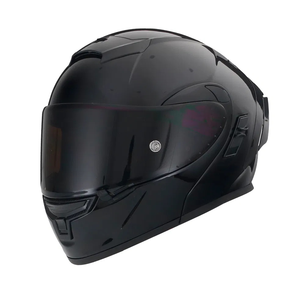 Flip-Up Helmet with Dual Visor, DOT Certified