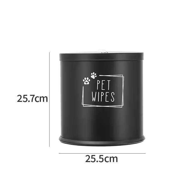 12L 7kg Metal Pet Storage for Wipes Food with Wall-Mounted Bracket Dog Food Storage Pet Food Dispenser