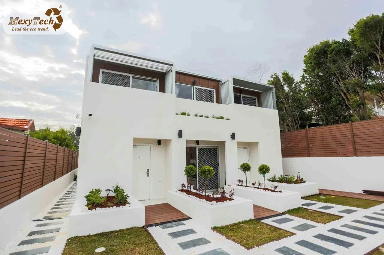 China Exterior Composite Outdoor Wall Panel WPC Boards Wood Plastic Composite Fence Panels with Aluminum Post