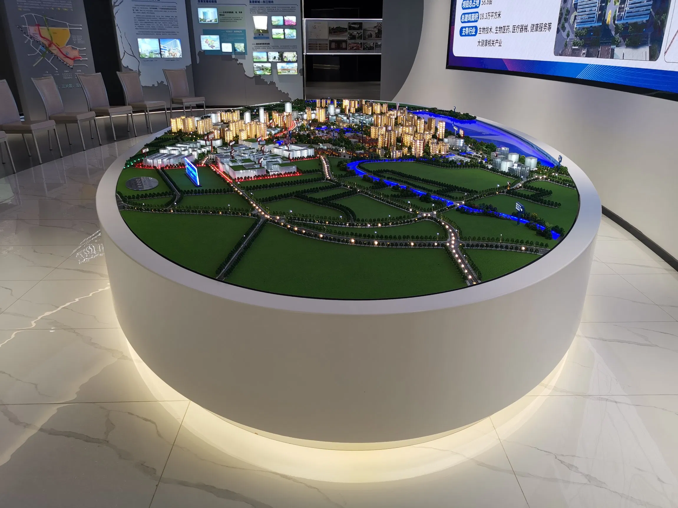 Sand Table Model Making for Urban Residential Architectural Development and Comprehensive Land Utilization