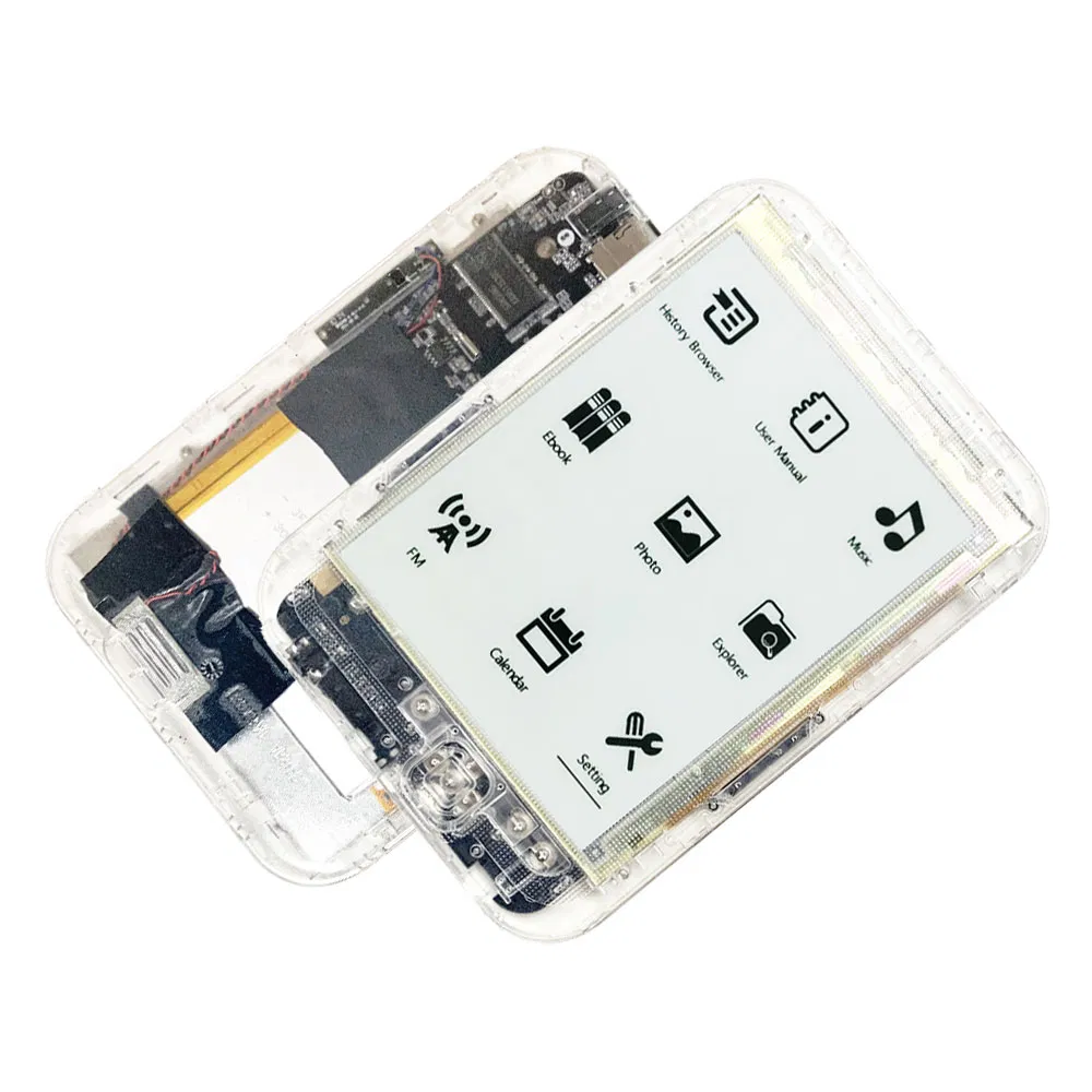 Transparent Case Vehicle Prison Product 6 Inch Ink Screen E-book Reader