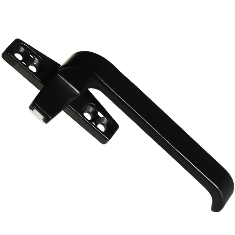 Aluminum Alloy Black Glass Handle Door Window Locks Handle