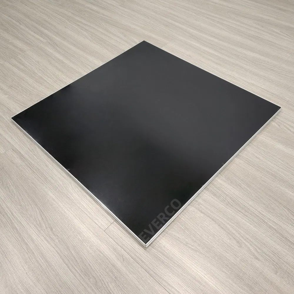 Портативный ламинатный танцпол 3FT/4FT черный матовый