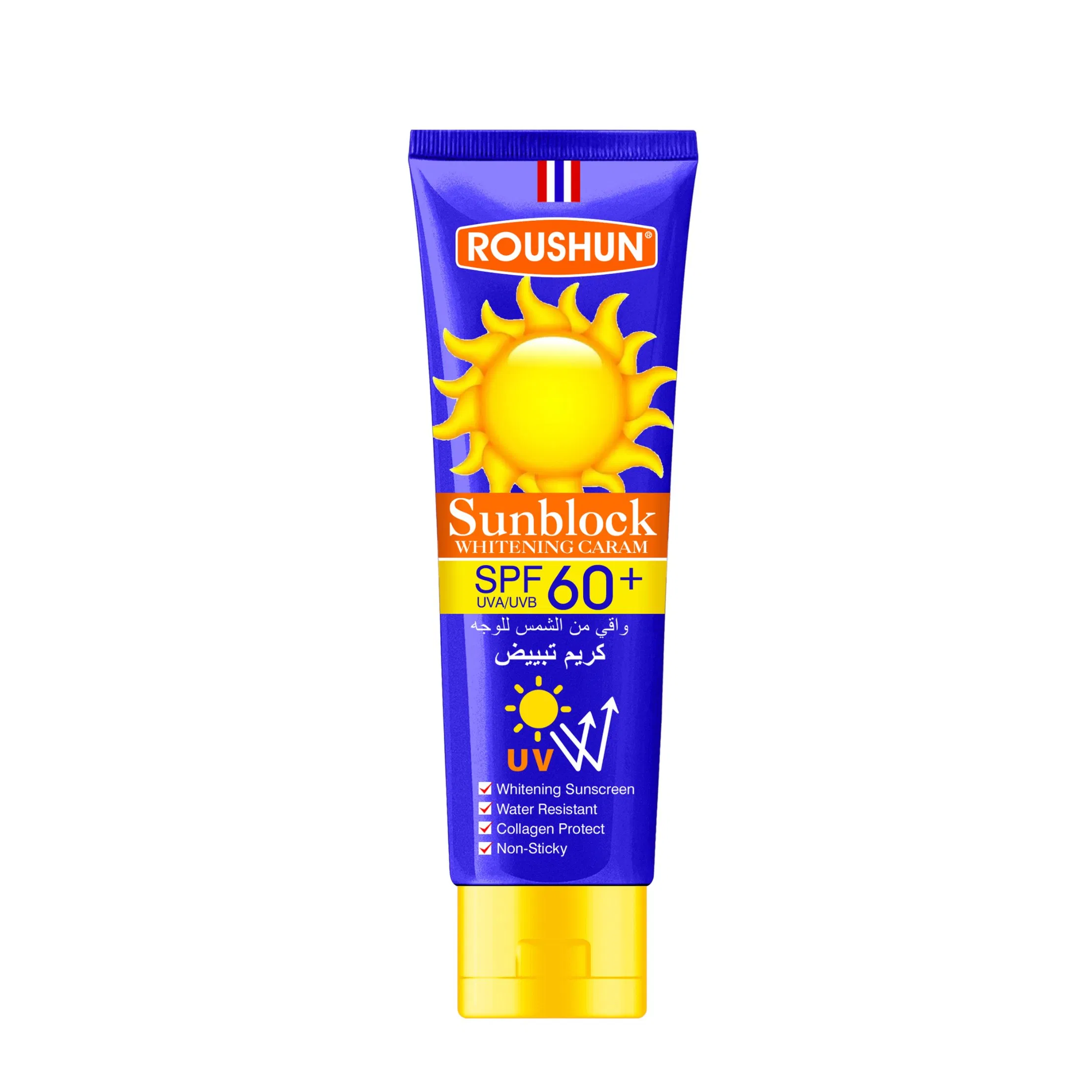 Roushun Sunblock Whitening Cream SPF 60+ Water Resistant Collagen Protect