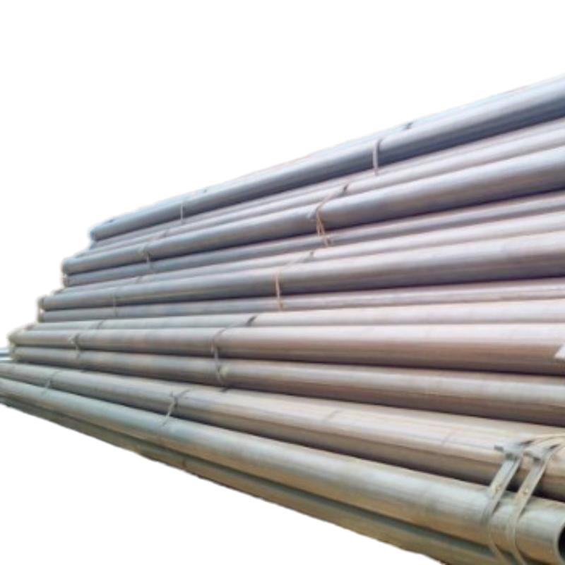 Heavy-Duty Hot-Dipped Galvanized Round Tube Steel Pipe with 300G/M² Zinc Coating - Premium Structural & Scaffolding Use Construction Pipe for Industrial Ap
