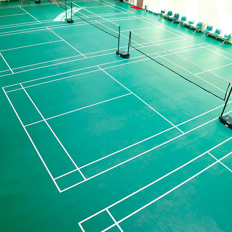 Vinyl Sports Flooring Roll 2mm for Gym Tennis Dance Court