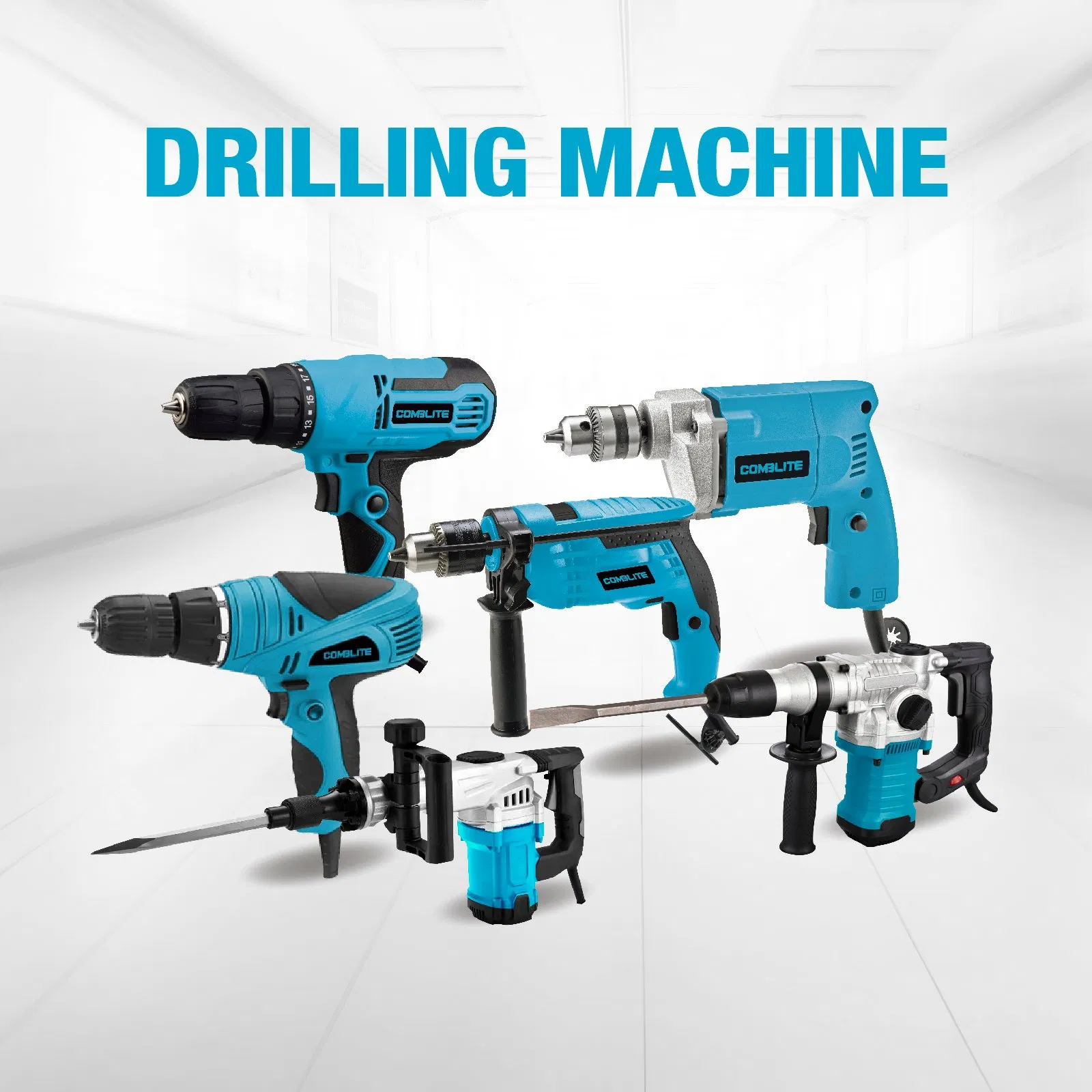 Электрическая ударная дрель COM ID007L для деревообработки