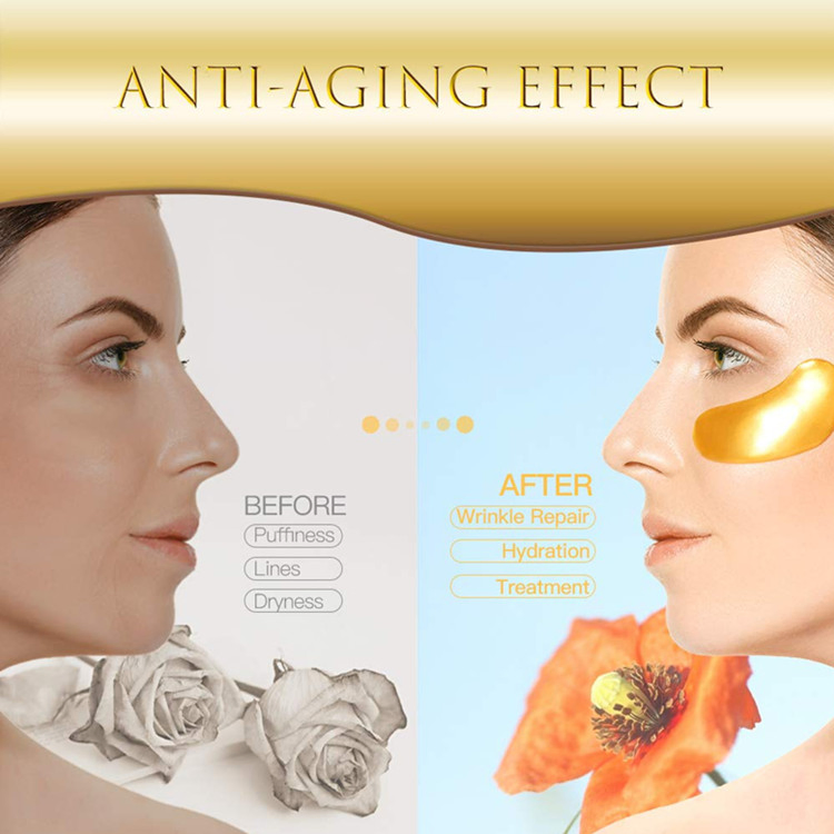 Private Label Treatment Dark Circles 24K Gold Eye Mask