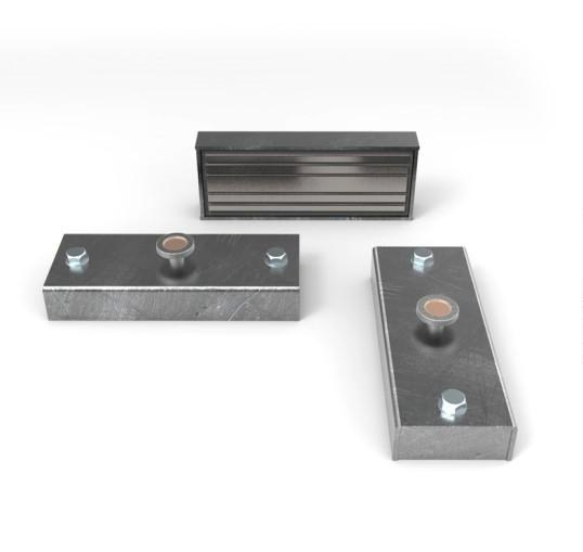 1800kgs Precast Concrete Shuttering Magnet Precast Magnet Box Magnetic Fixture for PC Industry