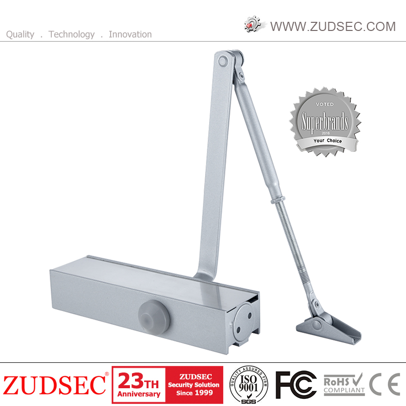 Heavy Duty Aluminum Alloy 45-65 Kg Automatic Small Door Closer for Fire Proof Door