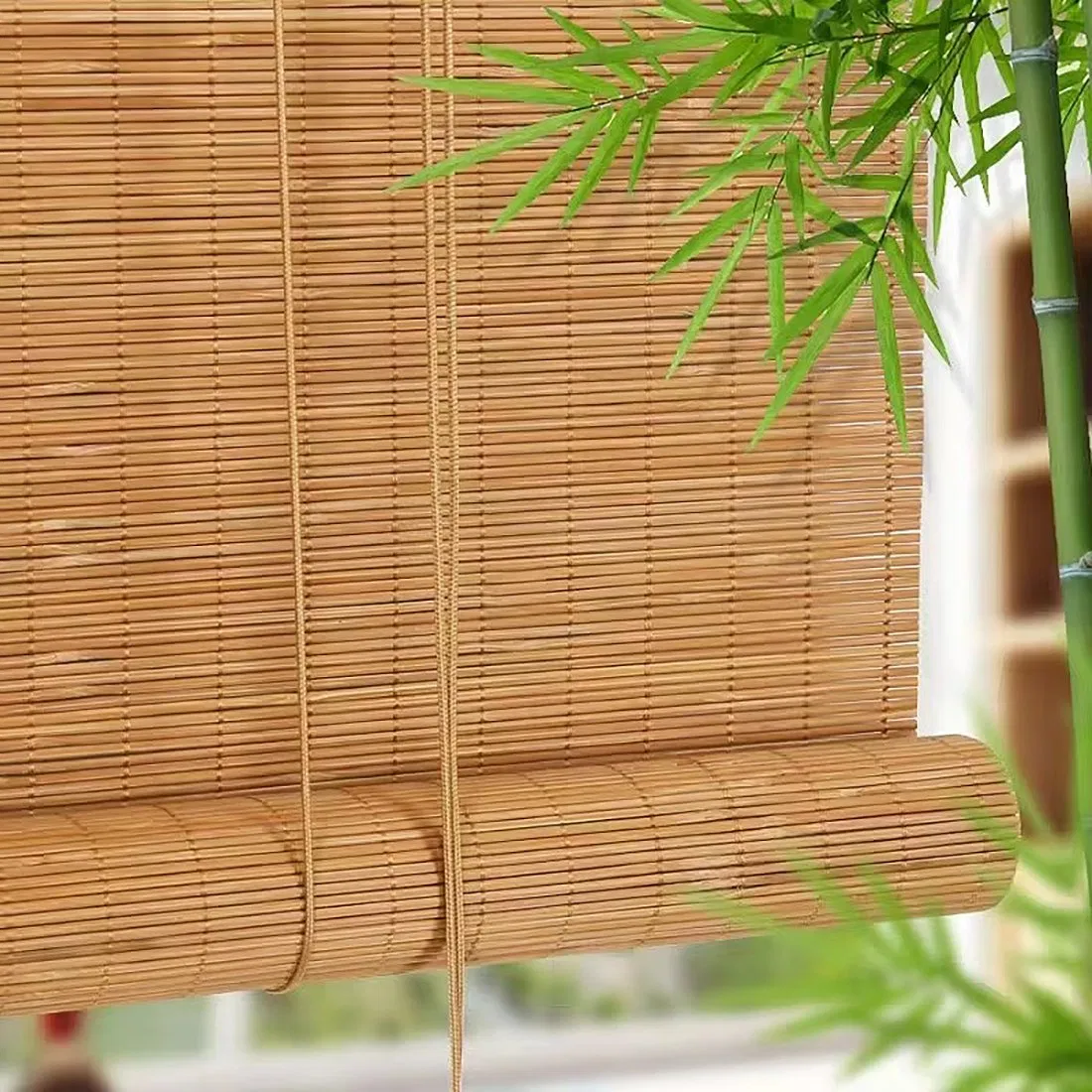 China Direct Factory Bamboo Blinds Indoor Home Decoration Window Blinds