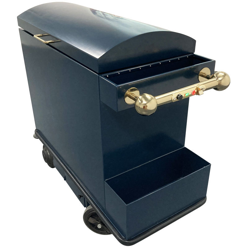 Innovative Eco-Friendly Hotel Essentials Ergonomic Smart Electric Steel Cart for Efficient Waste Disposal Cleaning Amenities