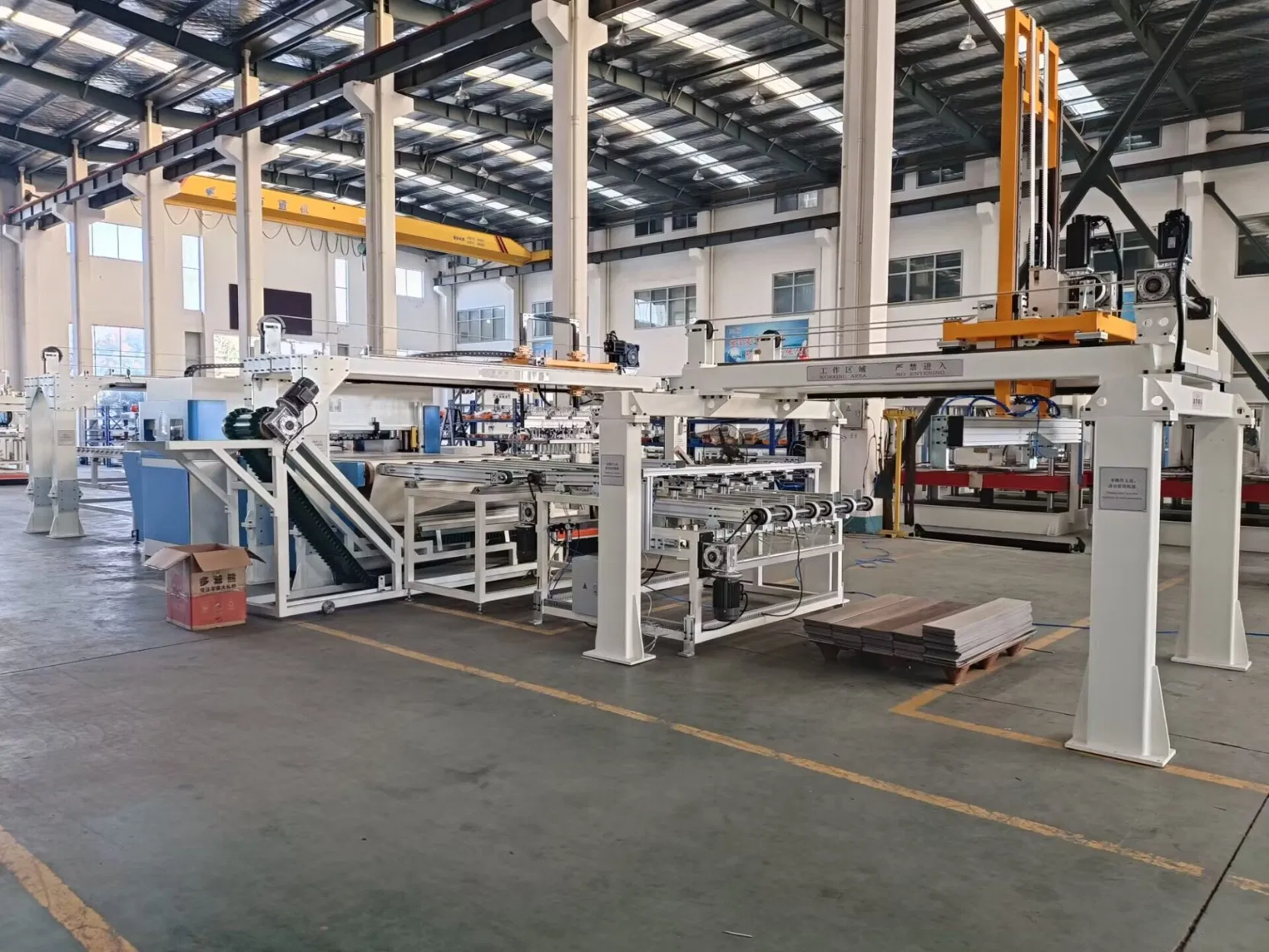 Widely Used Full Automatic Lvt Floor Cutting Line