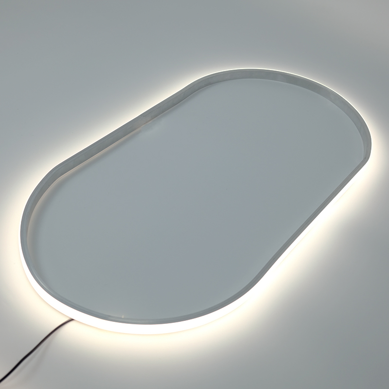 Aluminium Alloy Profile Alloy Profile Frame Brush Mirror Frame with Light IP44