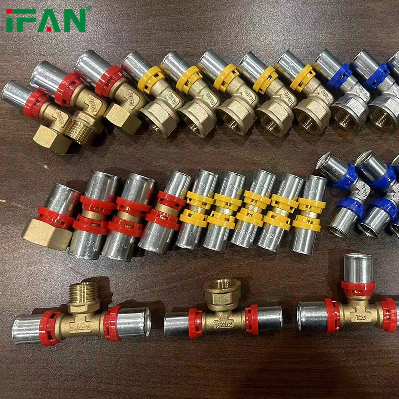 Пресс-фитинги Ifan PEX-AL-PEX для труб 16-63мм