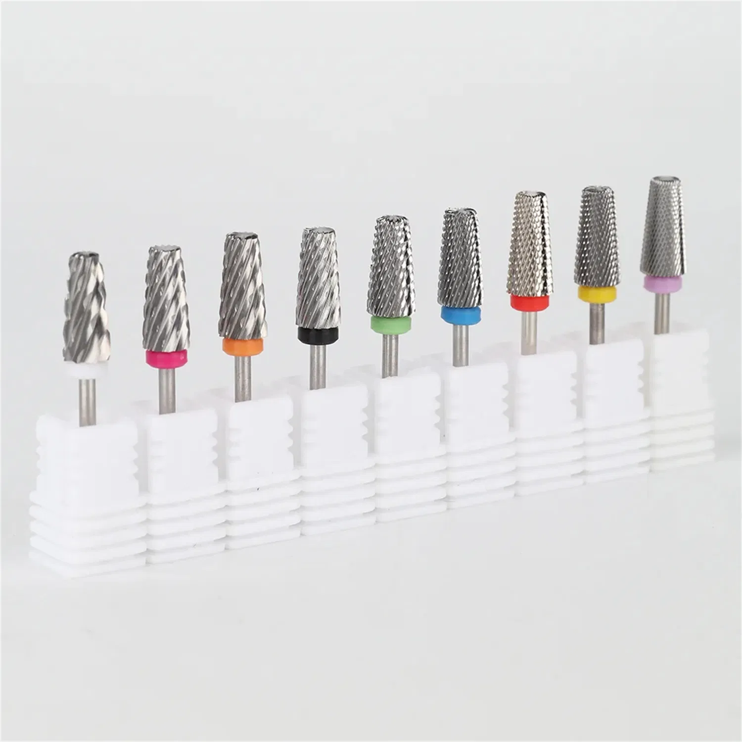Wholesale Various 5 in 1 Nail Drill Bits Rotary Burrs Electric Nail File for Manicure Pedicure Tools Ceramic Carbide Nail Drill