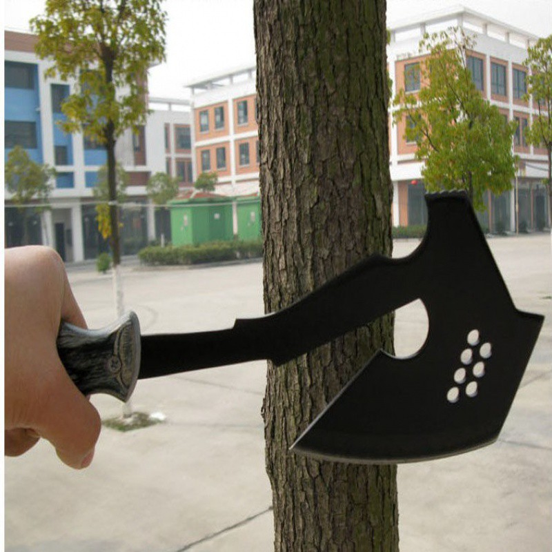 Ultimate Outdoor Survival Axe: Crossfire Multi-Functional Tool for Adventures